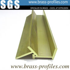 Chine Casque de fenêtre en cuivre extrudé et sections de fenêtre en laiton pour la décoration fournisseur
