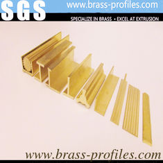 Chine Profiles extrudés sur mesure en alliage de cuivre / Profiles décoratifs en cuivre fournisseur