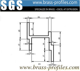 Chine Autriche Priofiles d'extrusion pour fenêtre de porte en laiton sur mesure fournisseur