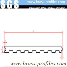 Chine 95 mm de laiton anti-dérrapage laminage de l'escalier pour la protection du bord fournisseur