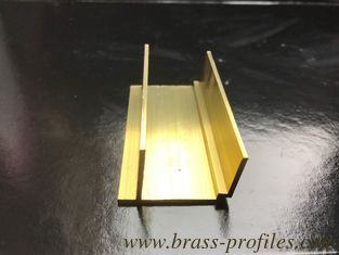Chine Profiles décoratifs pour meubles en laiton massif Profiles pour sections en laiton H fournisseur