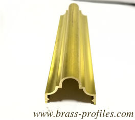 Chine C38500 Matériaux de construction en cuivre Profiles de rails en laiton fournisseur