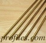 Matériaux dorés Profiles de bandes en laiton C3800 Barres en laiton Bandes fournisseur
