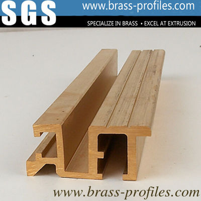 Profiles en laiton de cuivre décoratif extrudés C3800 fournisseur