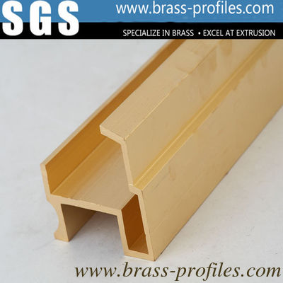 Profiles de matériaux de construction à extrusion de cuivre décoratifs sur mesure fournisseur