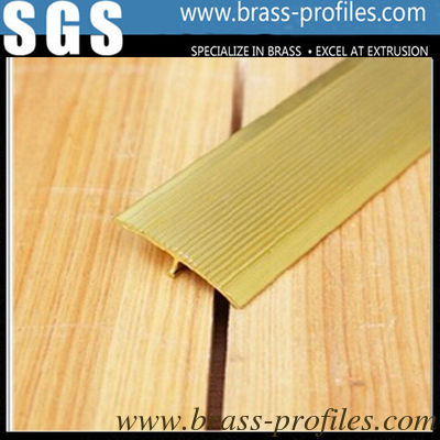 Cadre à couche T d'extrusion de plancher en laiton / Cadre à fente en cuivre en T fournisseur