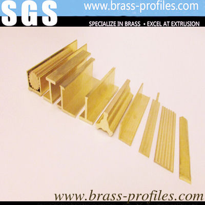 Profiles extrudés sur mesure en alliage de cuivre / Profiles décoratifs en cuivre fournisseur