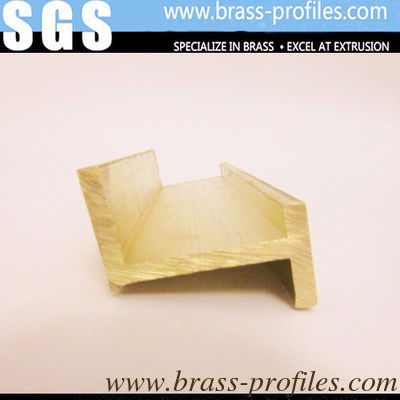 Extrusion de cuivre H - Profiles / sections H en laiton pressé à chaud fournisseur