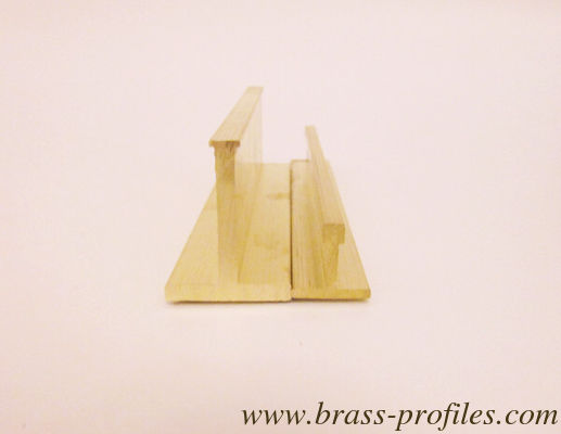 12FT T-extrudant en cuivre - Profiles / sections de tee pressées à chaud en laiton fournisseur