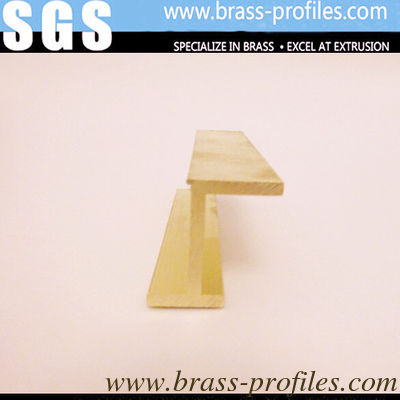 C3850 8 pieds de cuivre en forme de S Sections personnalisées en laiton H Profiles fournisseur