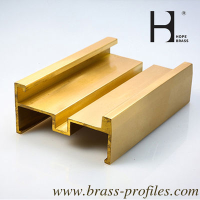 C38500 Hpb58 en laiton Fabrication de fenêtres / section d'extrusion de cuivre de bâtiment fournisseur