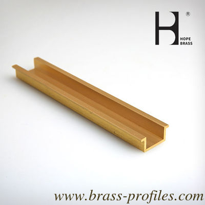 Profiles d'extrusion de canaux en laiton en forme de U fournisseur