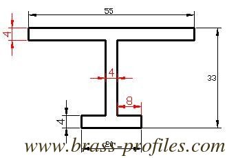 Section et profil en cuivre 57-59% Section H en cuivre Forme H en laiton fournisseur