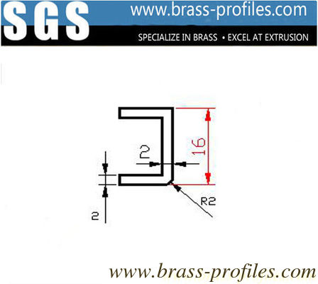 Dimensions extérieures 54 mm x 51 mm Canaux en laiton massif Canaux en cuivre U fournisseur
