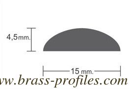 Profiles décoratifs en laiton pour les coins carrés Profiles en cuivre massif fournisseur