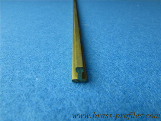 C3850 Barre T en laiton dentelé C3800 Barre T en cuivre en acier fournisseur