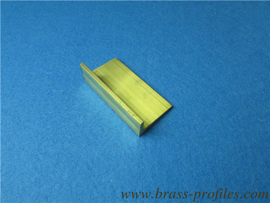 25 mm x 35 mm en laiton extrudant des sections en H fournisseur