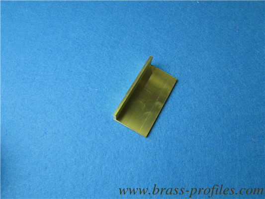 25 mm x 35 mm en laiton extrudant des sections en H fournisseur