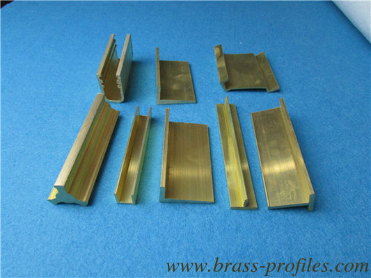 25 mm x 35 mm en laiton extrudant des sections en H fournisseur