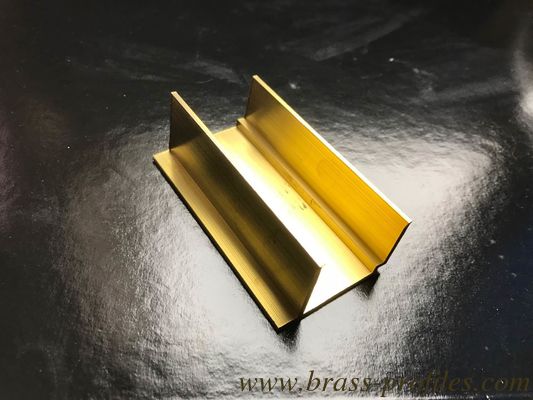 Profiles décoratifs pour meubles en laiton massif Profiles pour sections en laiton H fournisseur