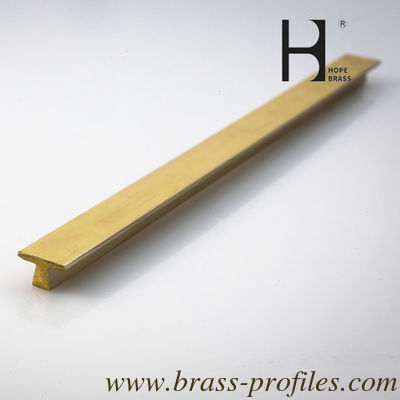 T-Bar en laiton poli Disponible en longueur personnalisable fournisseur