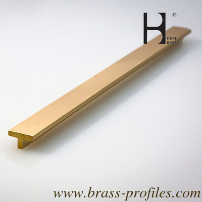 T-Bar en laiton poli Disponible en longueur personnalisable fournisseur