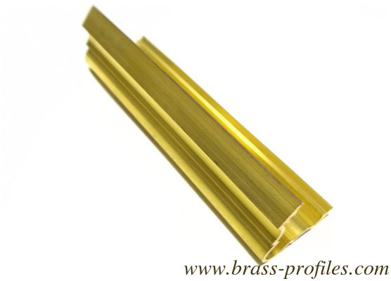 Barres d'escalier Barre de profil en laiton Formes en laiton alliages fournisseur