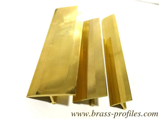 Polissage de la fente en cuivre T cadre en laiton poli et extrudé forme T fournisseur