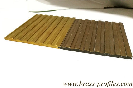 Profiles décoratifs en cuivre C380 en laiton poli fournisseur