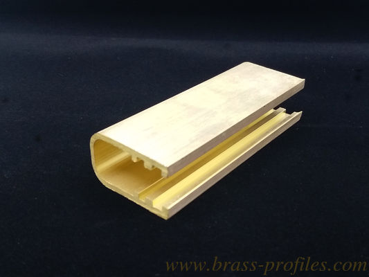 33 mm x 25 mm x 2 mm Strong Brass U Channel Pour la décoration de la maison du restaurant fournisseur