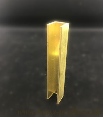 Section en U en laiton et canal en U extrudé avec des matériaux en cuivre fournisseur