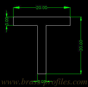 20 X 20 X3MM Baston de plongée en laiton solide pour l'Ouganda avec certification SGS fournisseur