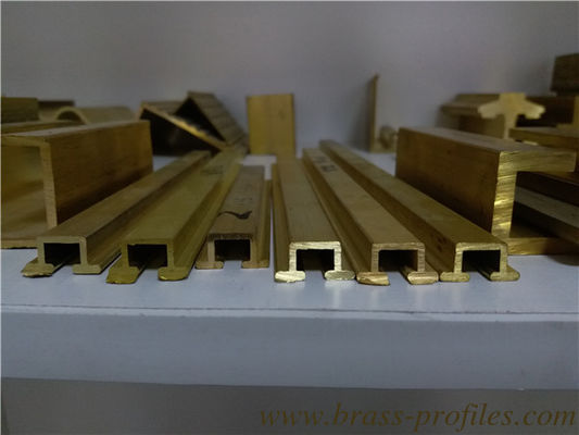 Profil de porte et de fenêtre en cuivre avec procédé de polissage par extrusion fournisseur