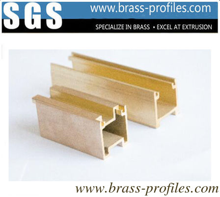Cadre de porte coulissante Extrusions en laiton, Cadre coulissant en laiton pour porte fournisseur
