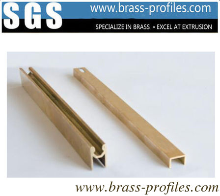 Cadre de porte coulissante Extrusions en laiton, Cadre coulissant en laiton pour porte fournisseur