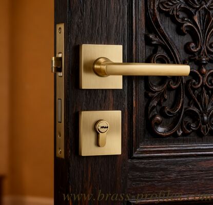 Fermeture en cuivre en laiton forgé solide avec un noyau de verrouillage de qualité A adapté aux portes en bois et en métal et à plusieurs options de verrouillage en mortier fournisseur