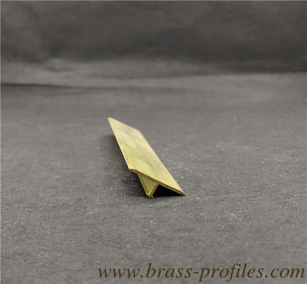 Barres en cuivre en alliage de cuivre et de zinc Barres T pour décoration intérieure fournisseur