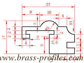 Les matériaux d'alliage de couplage pour orner les cadres / bordure décorative en laiton fournisseur