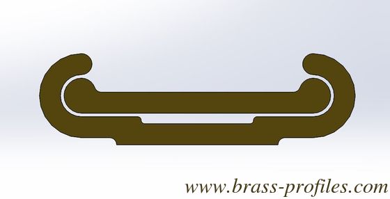 Profiles d'ajustement en laiton massif / Profiles extrudés en laiton ancien fournisseur