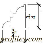 Matériaux décoratifs triangulaires / Profil décoratif en laiton de cuivre fournisseur