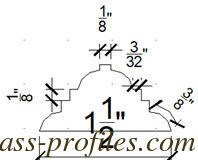 Matériaux décoratifs triangulaires / Profil décoratif en laiton de cuivre fournisseur