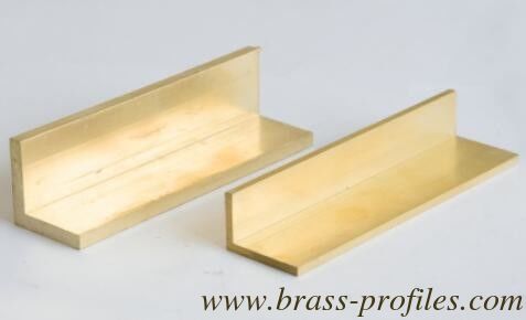 Profiles en cuivre décoratifs en laiton en forme de L Profiles en laiton en forme de L pour les bords fournisseur